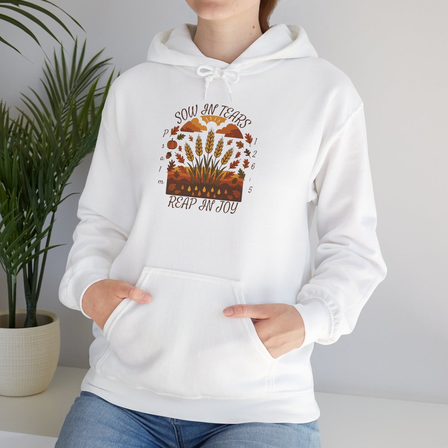 Reap Joy – Christian Fall Hoodie (Psalm 126:5)