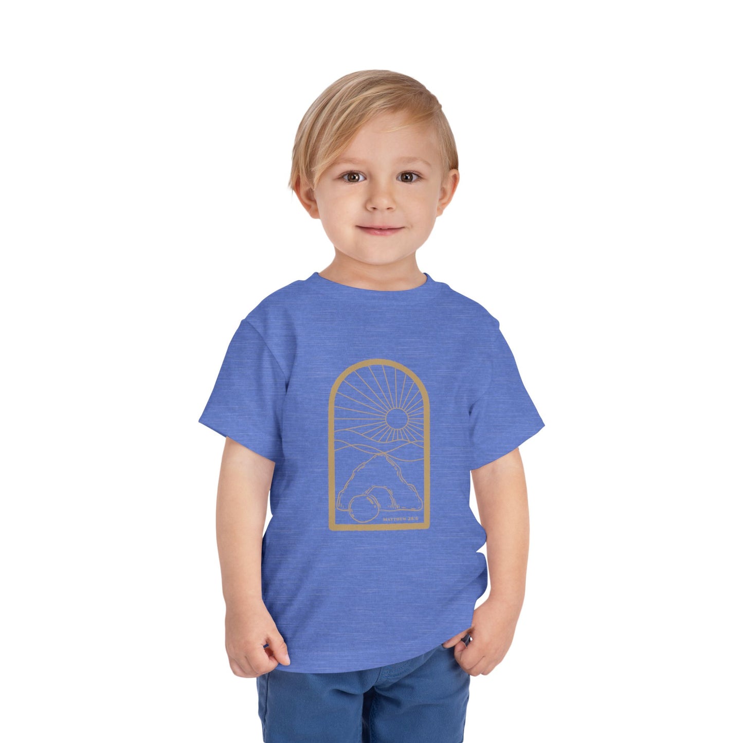 Toddler Risen Tomb Tee (Matthew 28:6)