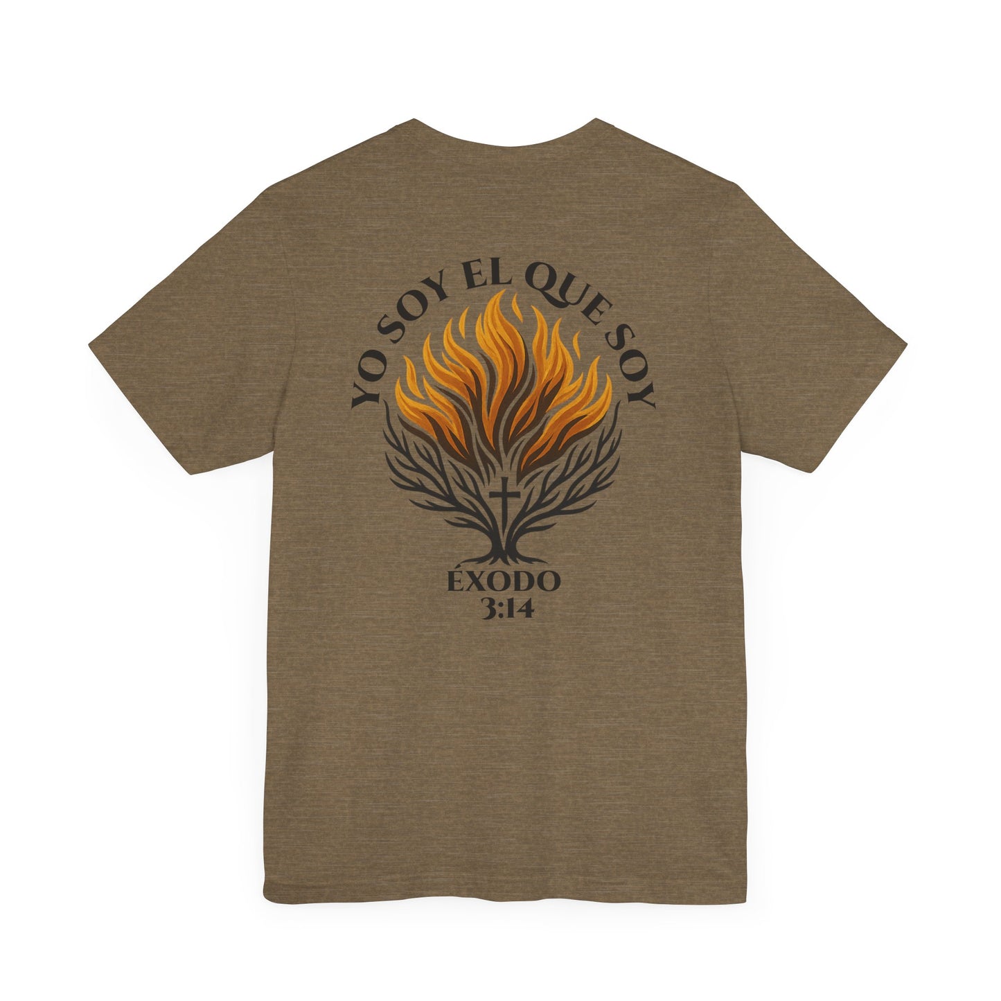 YO SOY EL QUE SOY – Éxodo 3:14 Burning Bush Christian Tee (En Español)