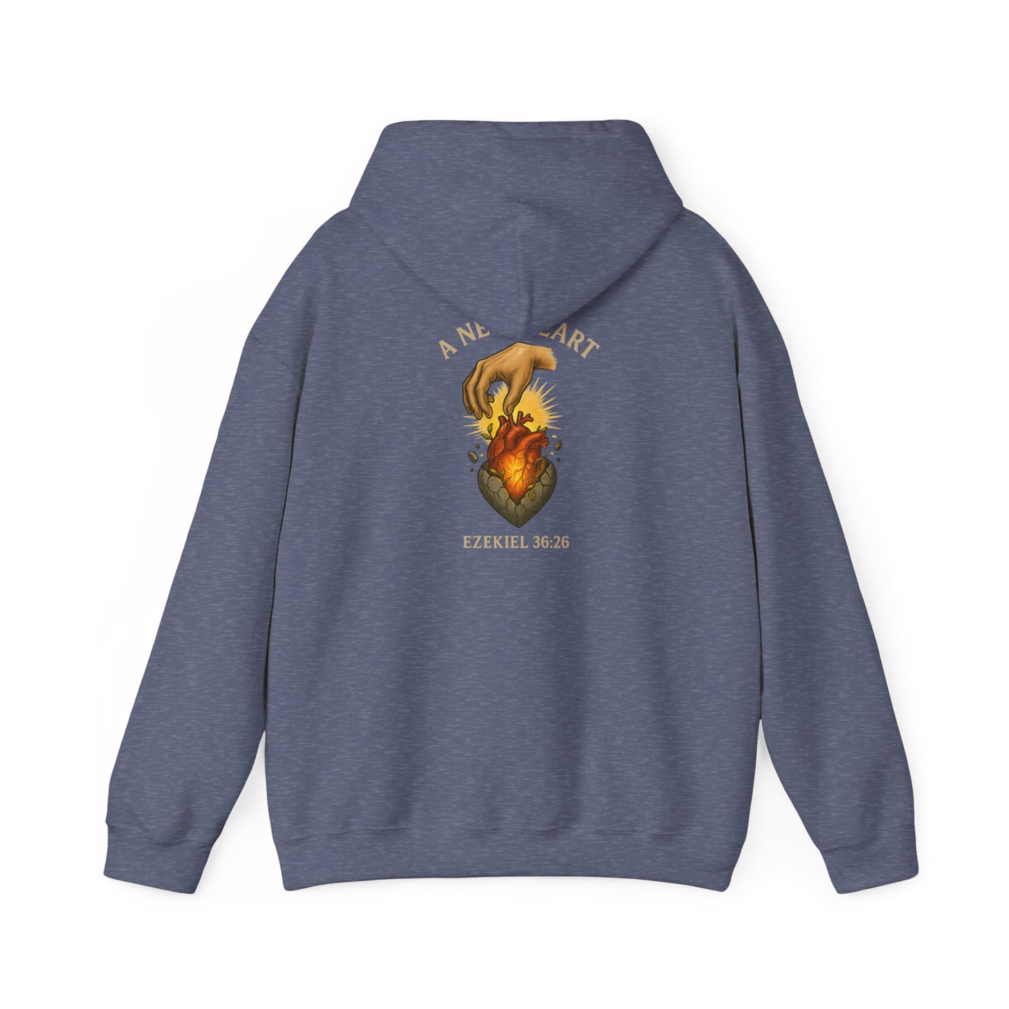 A New Heart - Ezekiel 36:26 Hooded Sweatshirt