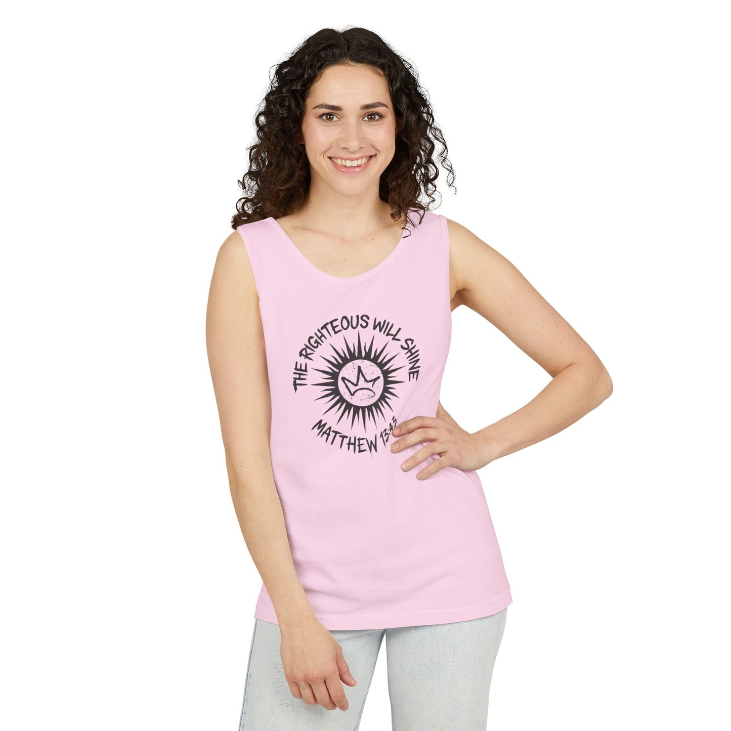 Shine Like the Sun – Matthew 13:43 Christian Tank Top