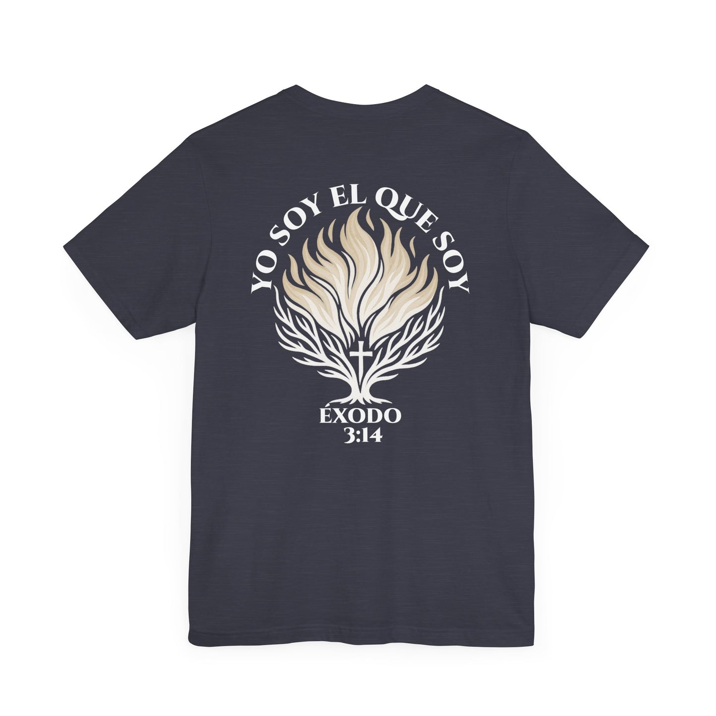 YO SOY EL QUE SOY – Éxodo 3:14 Burning Bush Christian Tee (En Español)