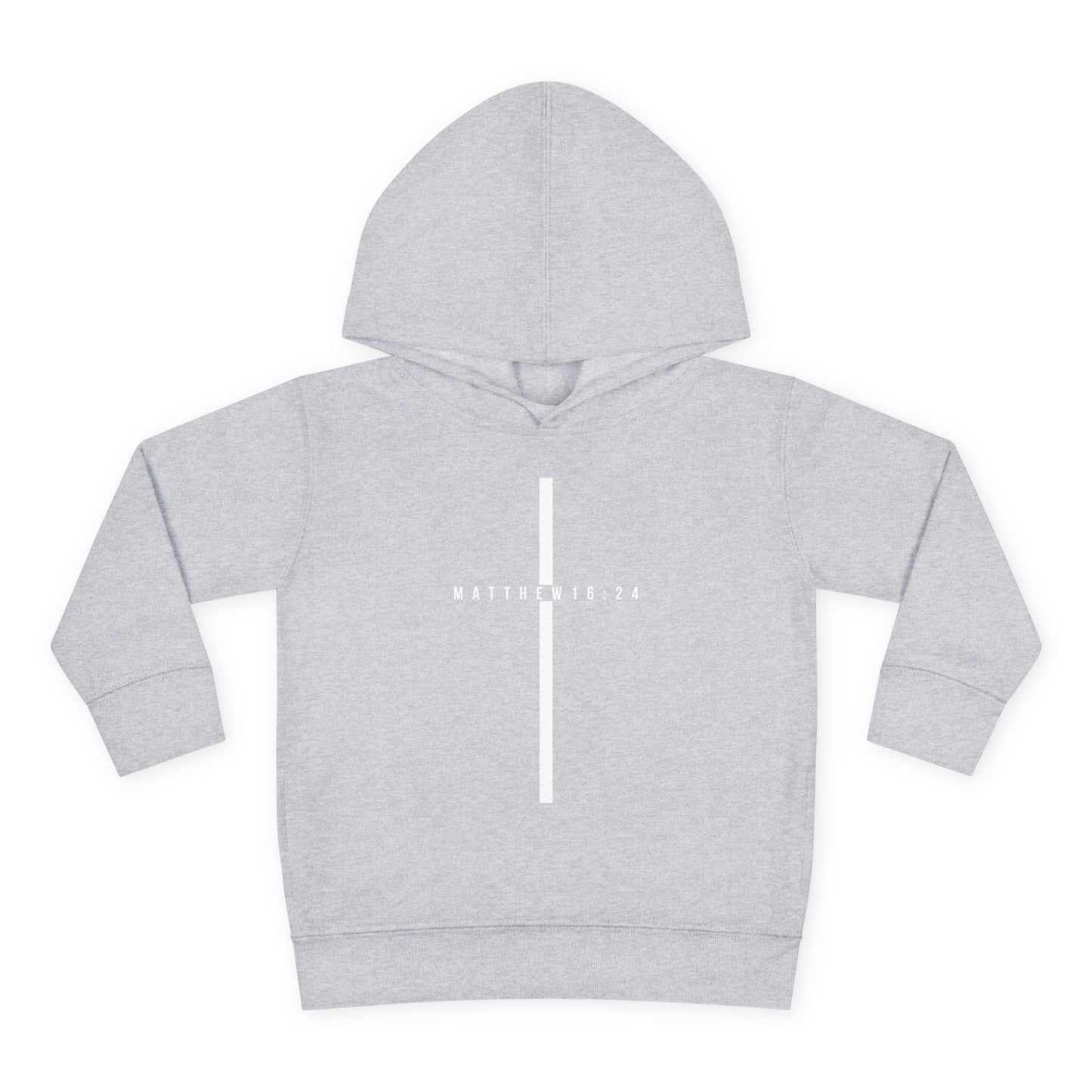 Toddler Take Up Your Cross Hoodie (Matthew 16:24)