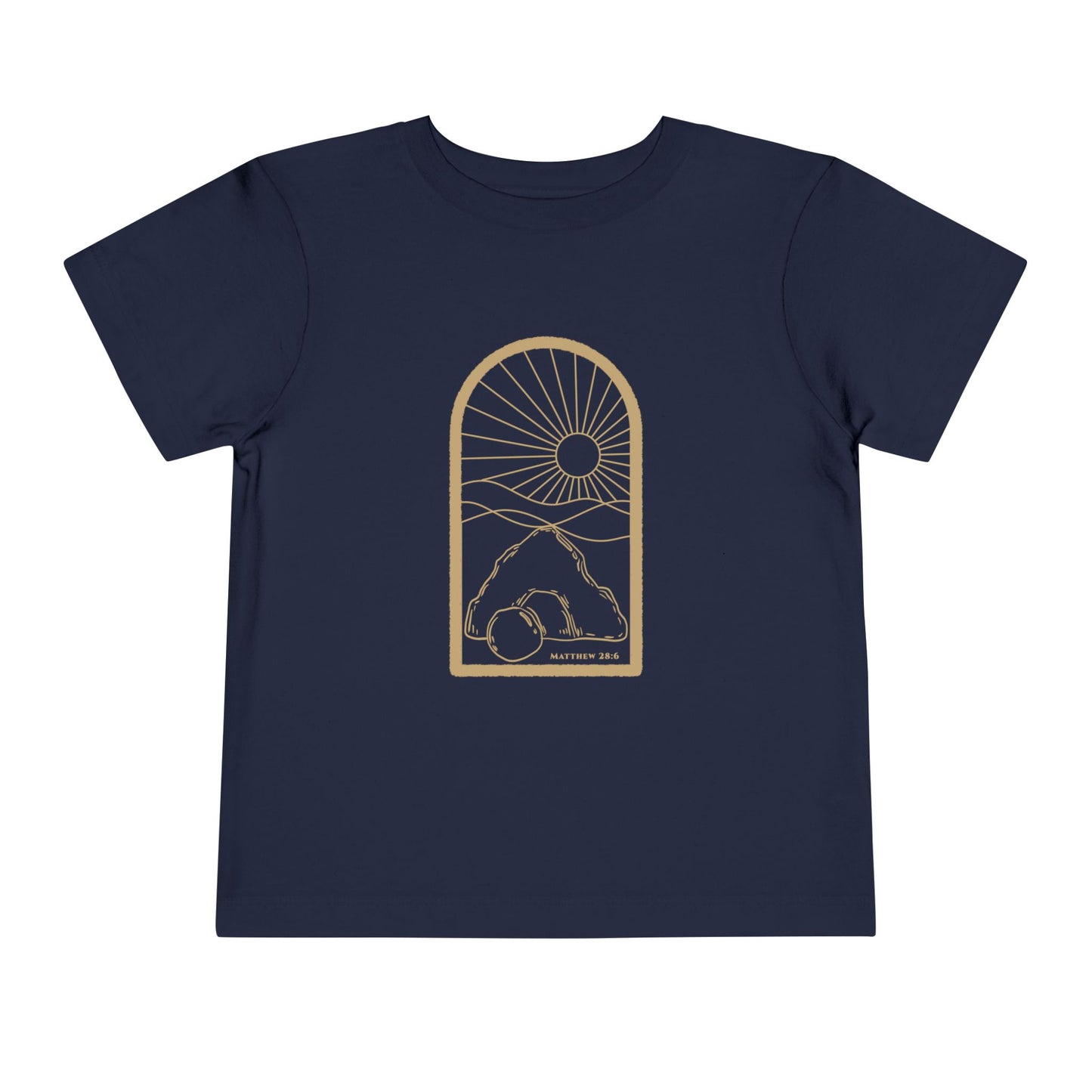 Toddler Risen Tomb Tee (Matthew 28:6)