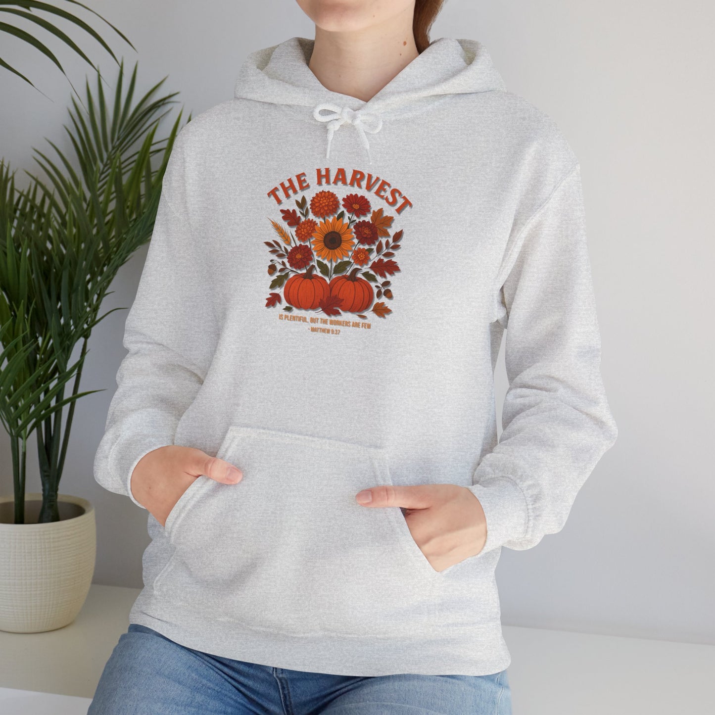 The Harvest – Christian Fall Hoodie (Matthew 9:37)