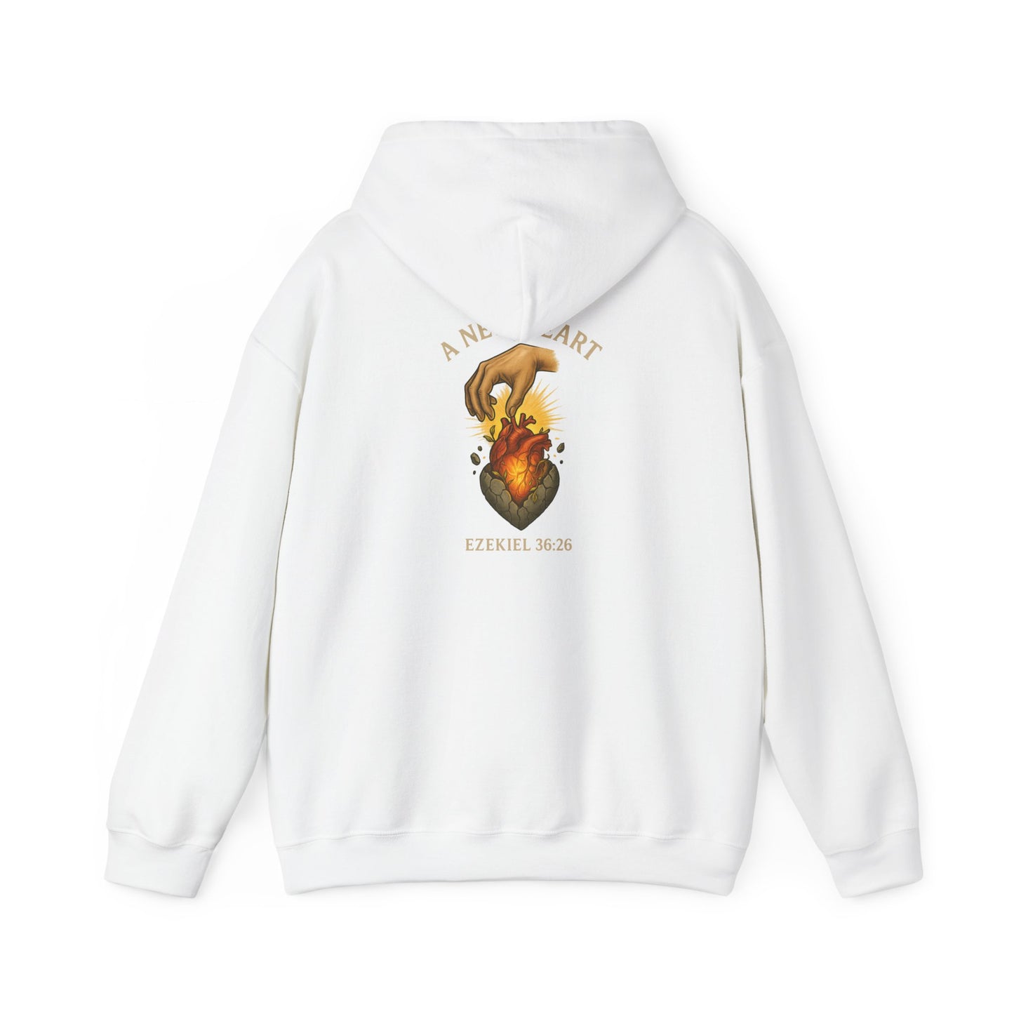 A New Heart - Ezekiel 36:26 Hooded Sweatshirt
