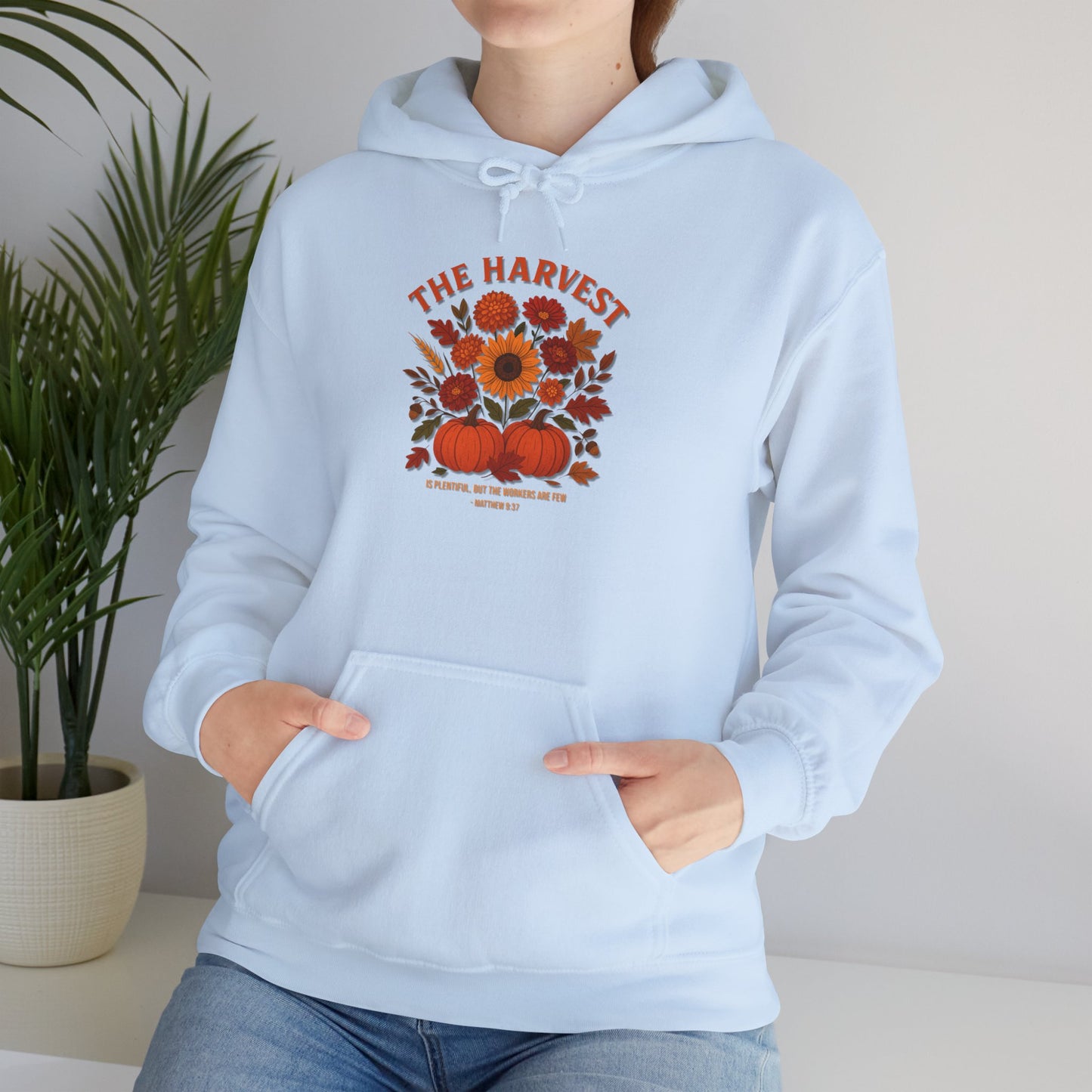 The Harvest – Christian Fall Hoodie (Matthew 9:37)