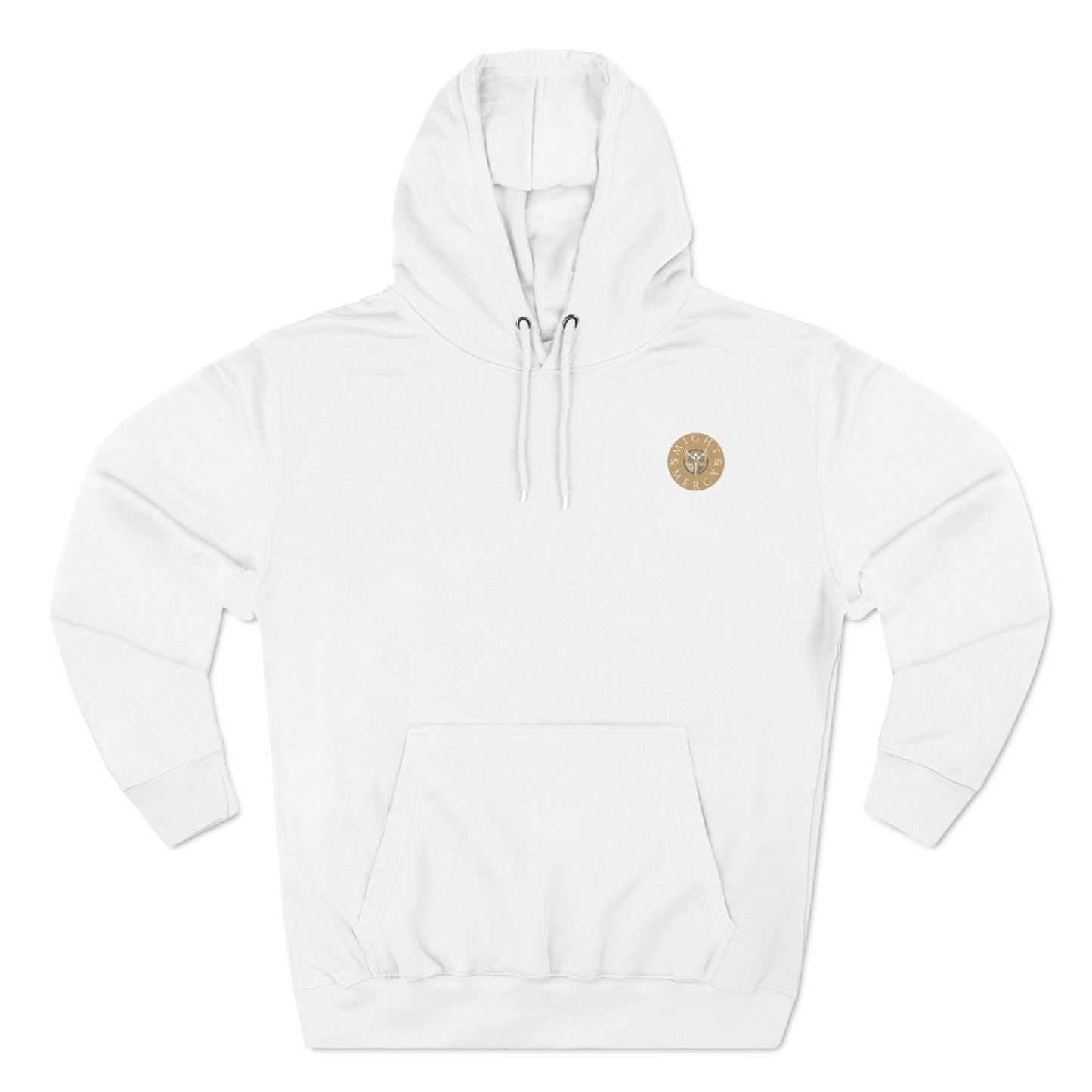 Might & Mercy Small Signature Logo Hoodie