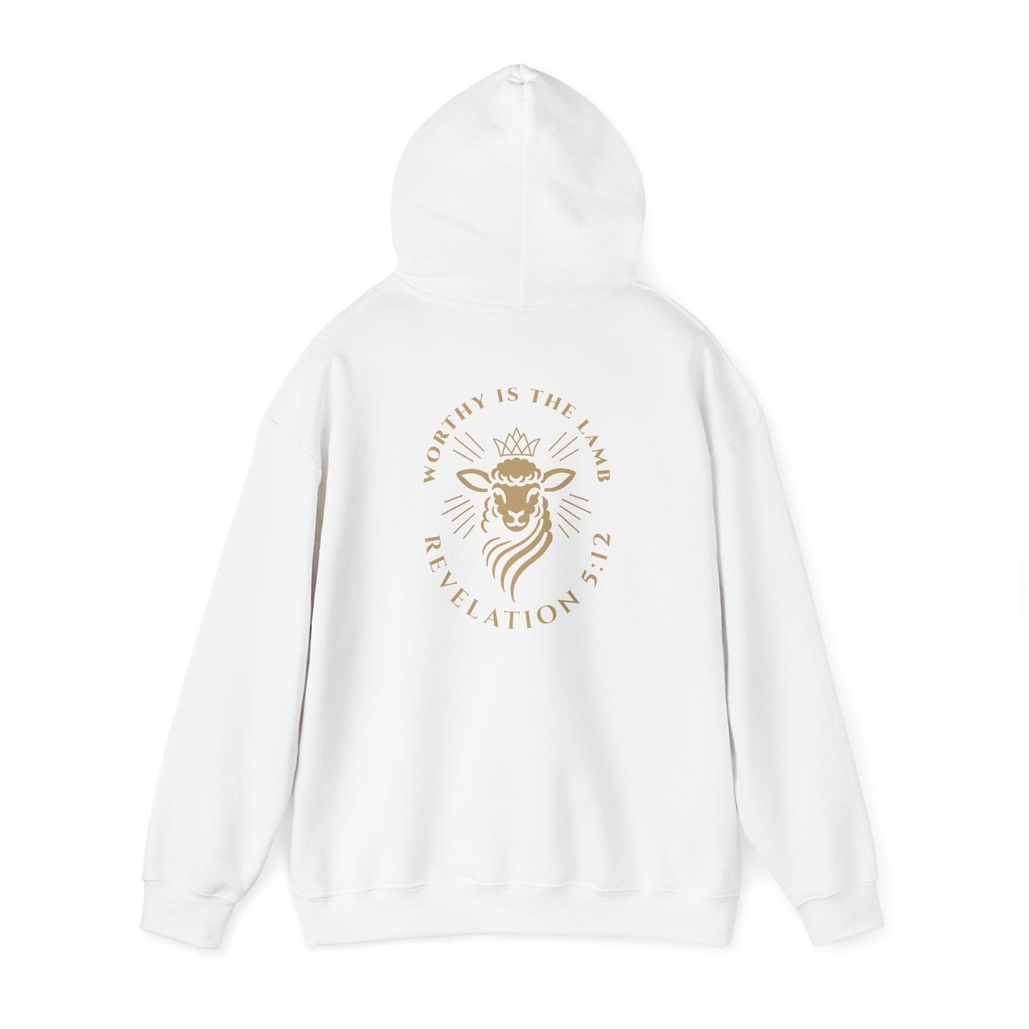 Worthy is the Lamb (Revelation 5:12) Hooded Sweatshirt