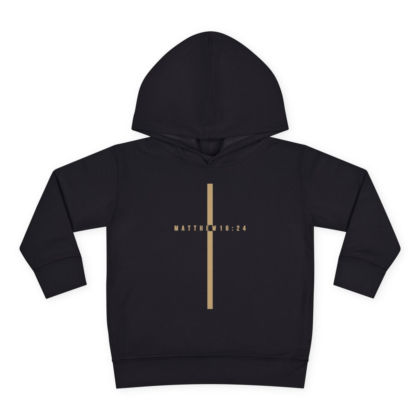 Toddler Take Up Your Cross Hoodie (Matthew 16:24)