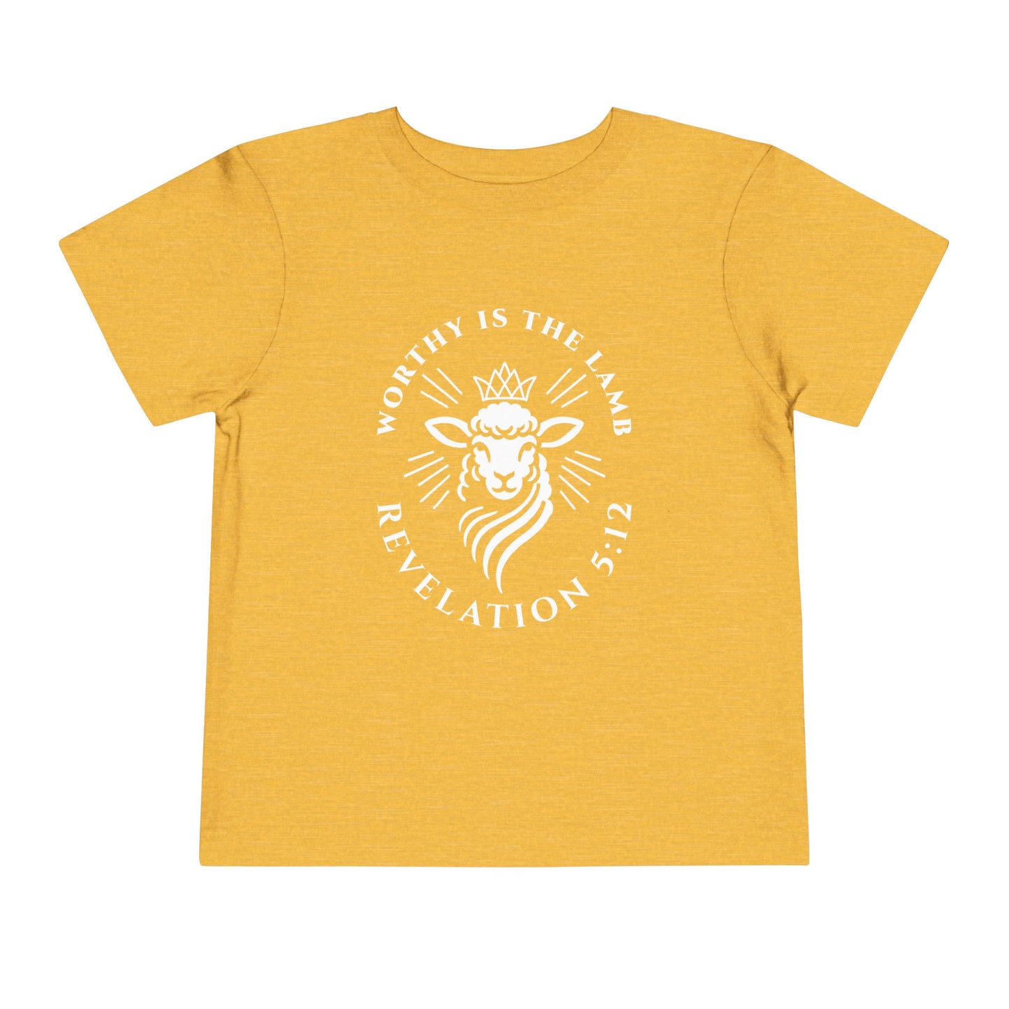 Toddler Worthy Is The Lamb Tee (Revelation 5:12)