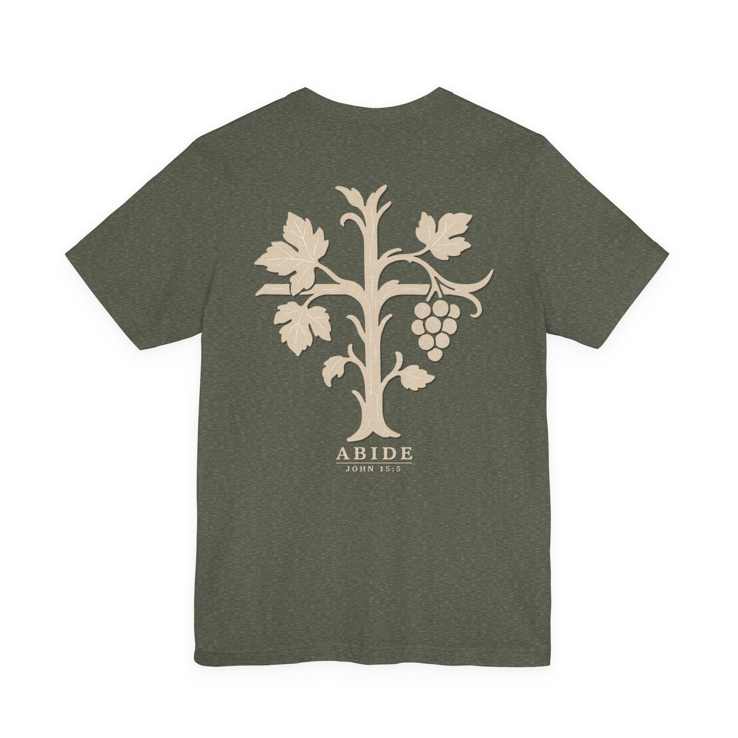 Abide – John 15:5 Short Sleeve Tee