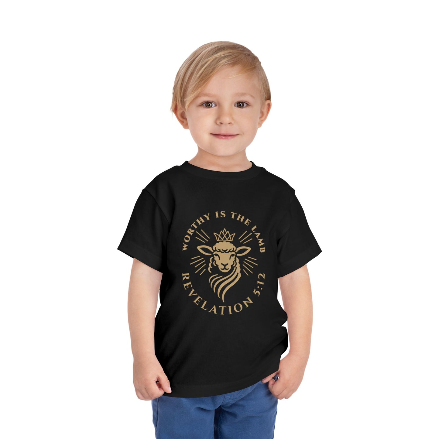 Toddler Worthy Is The Lamb Tee (Revelation 5:12)