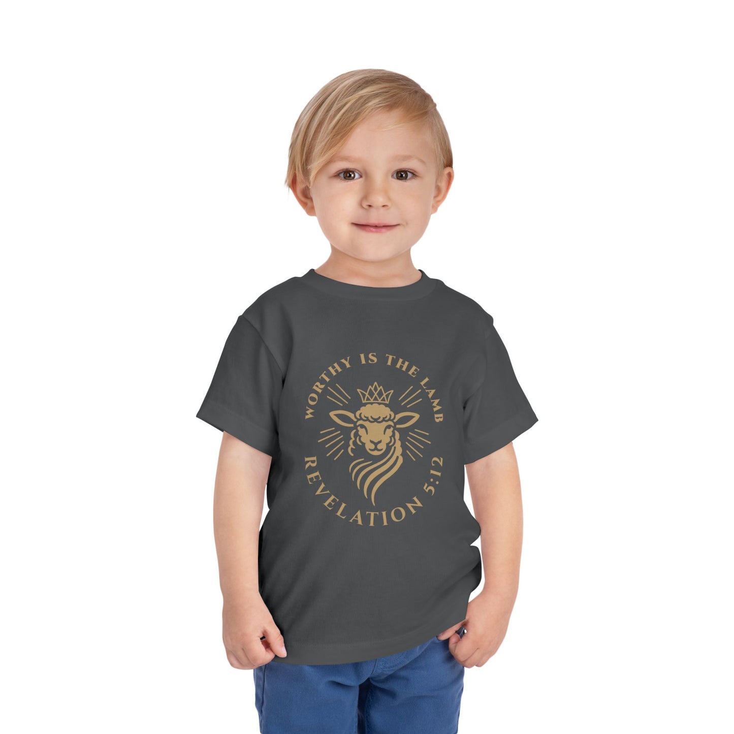 Toddler Worthy Is The Lamb Tee (Revelation 5:12)