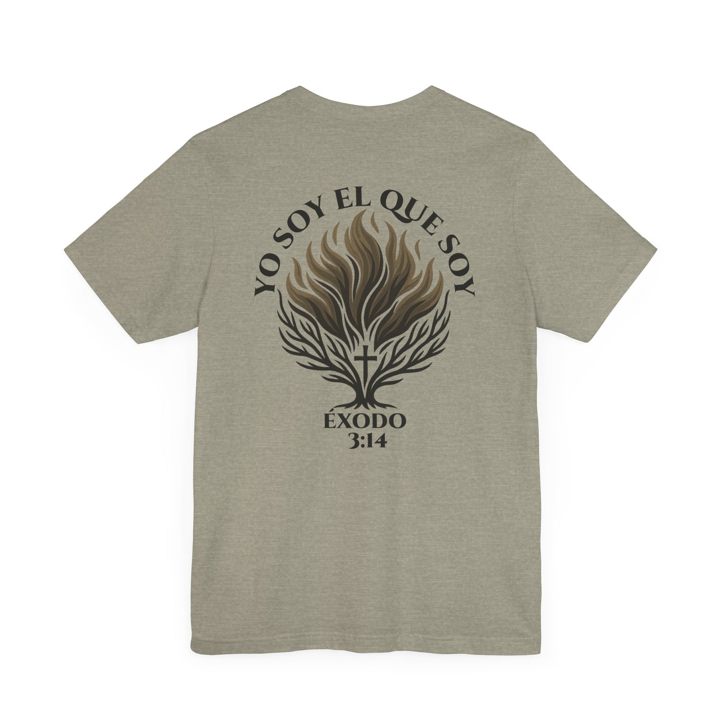 YO SOY EL QUE SOY – Éxodo 3:14 Burning Bush Christian Tee (En Español)