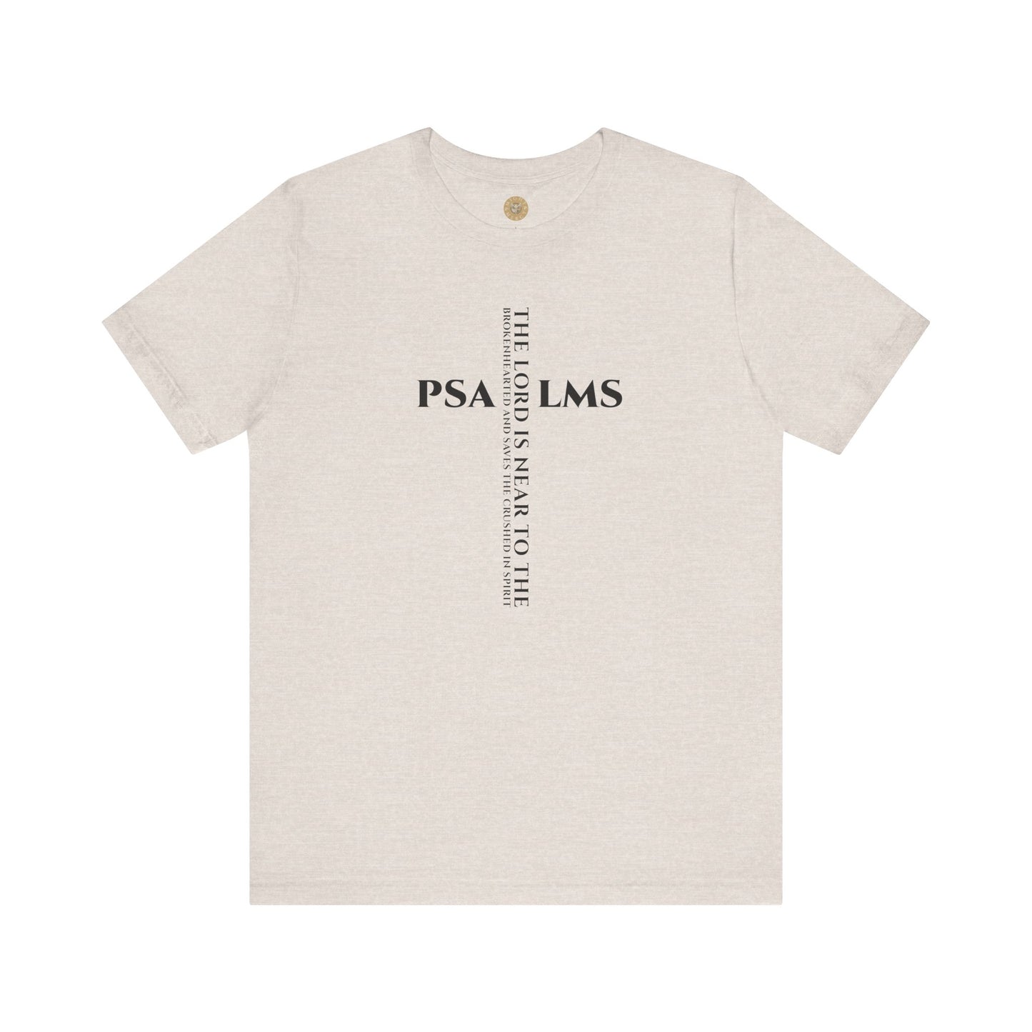 The Lord Is Near — Psalm 34:18 Short Sleeve Tee