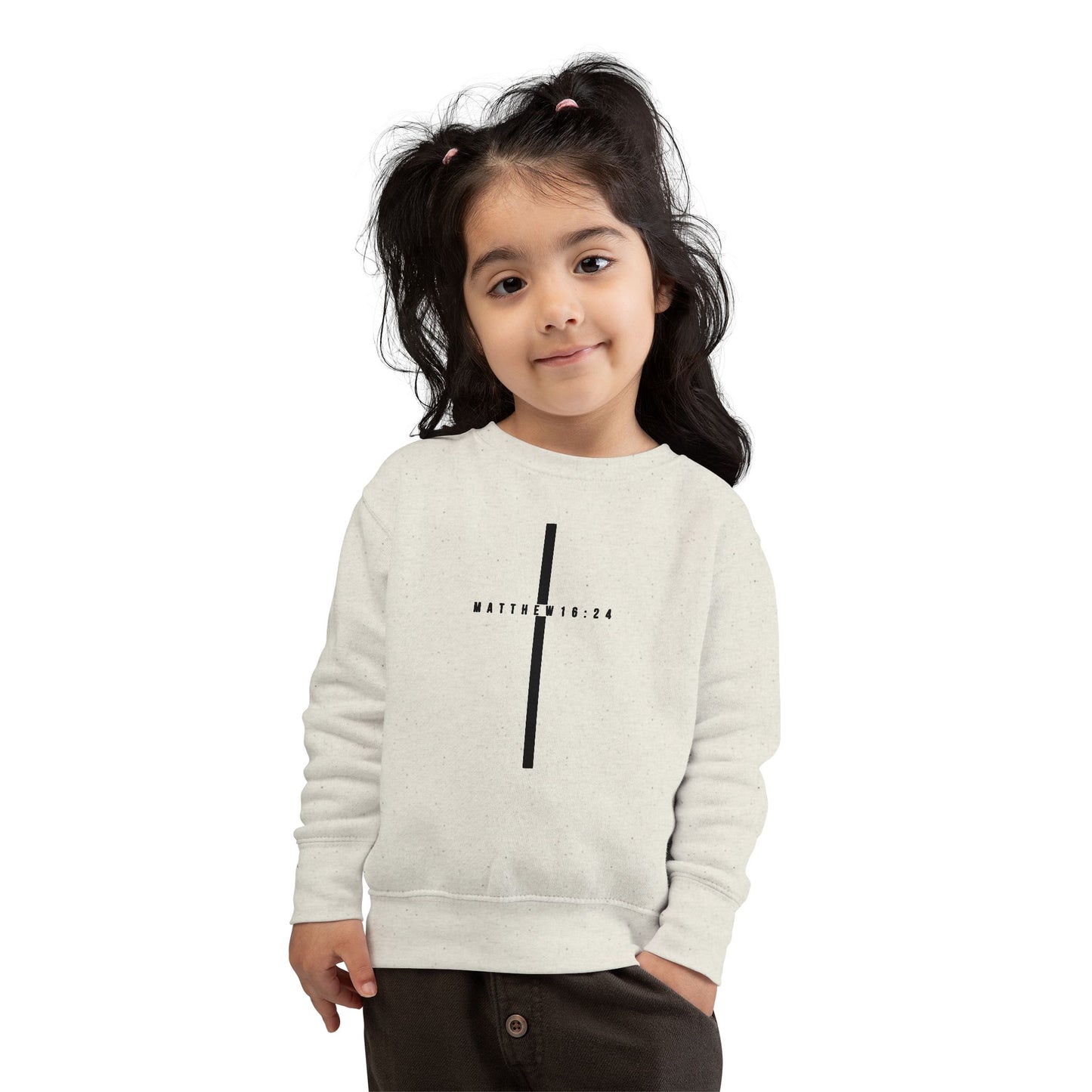 Matthew 16:24 Toddler Crewneck