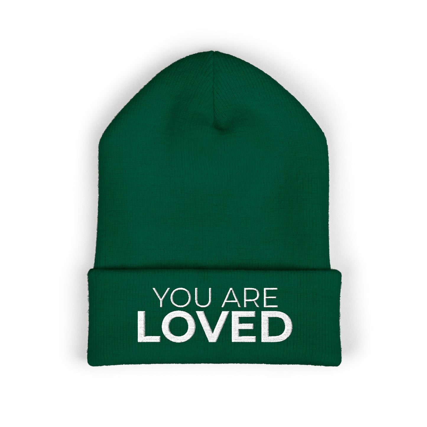 You Are Loved Cuffed Beanie (Embroidery)