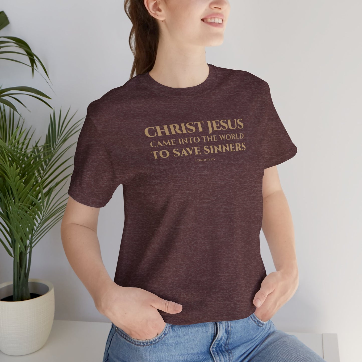 1 Timothy 1:15 Short Sleeve Tee