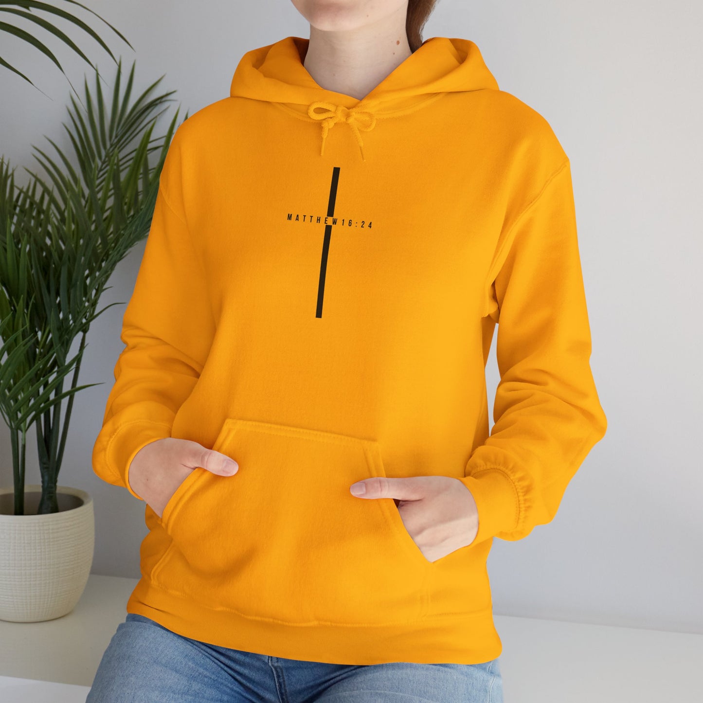 Matthew 16:24 Hooded Sweatshirt