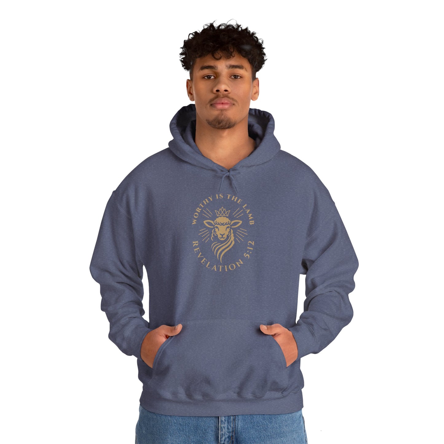 Worthy is the Lamb (Revelation 5:12) Hooded Sweatshirt