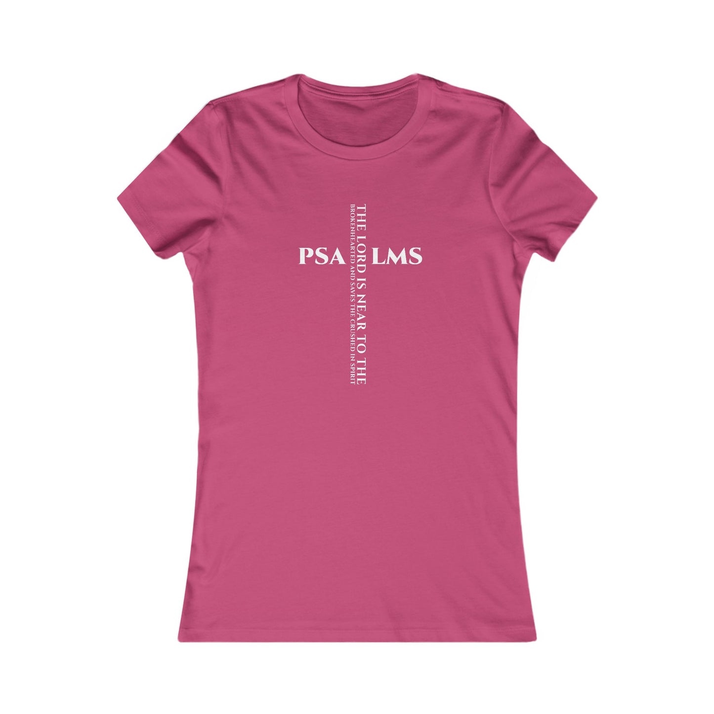 The Lord Is Near — Psalm 34:18 Women's Short Sleeve Tee
