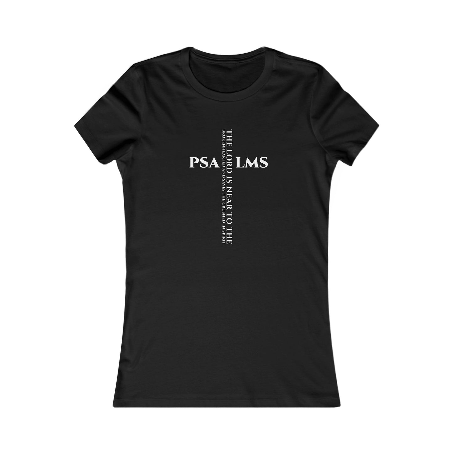 The Lord Is Near — Psalm 34:18 Women's Short Sleeve Tee
