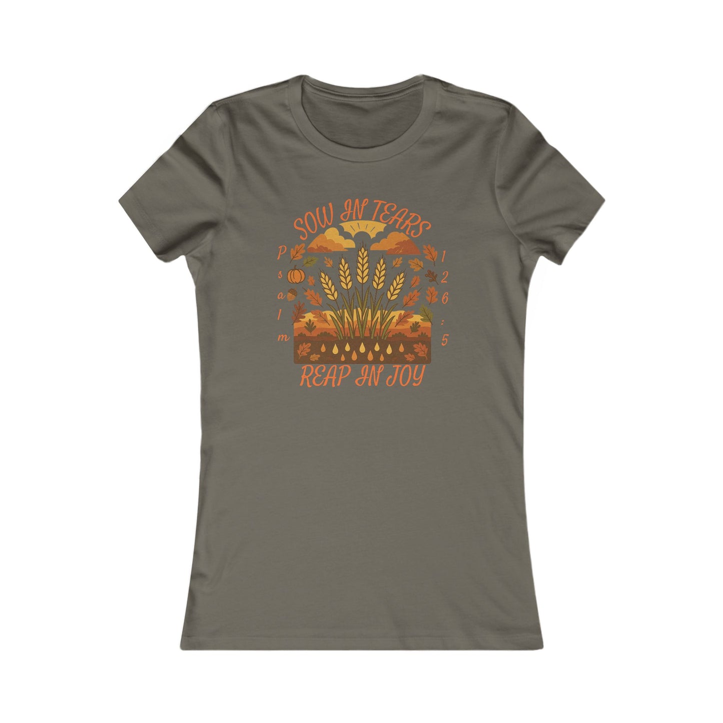 Reap Joy – Women’s Christian Fall Tee (Psalm 126:5)
