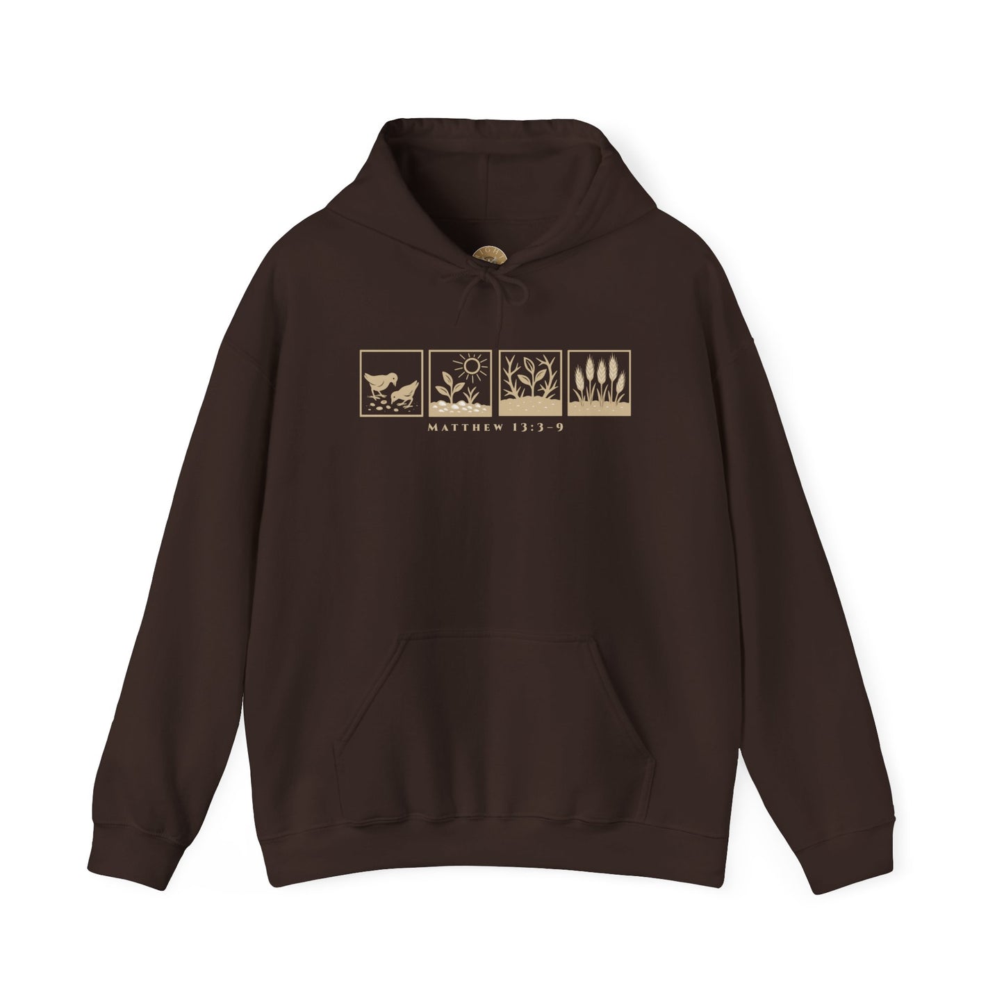 The Parable of the Sower – Minimalist Hoodie (Matthew 13:3–9)