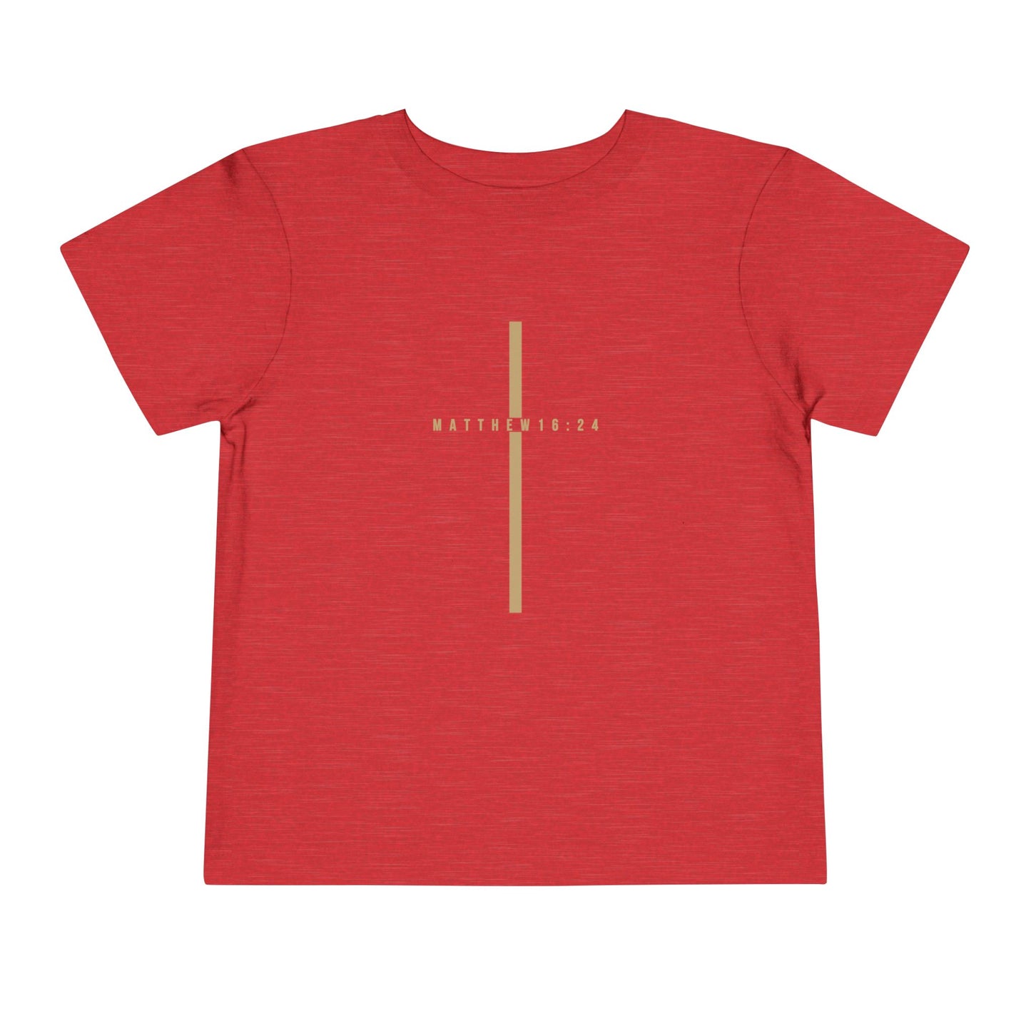 Toddler Take Up Your Cross Tee (Matthew 16:24)