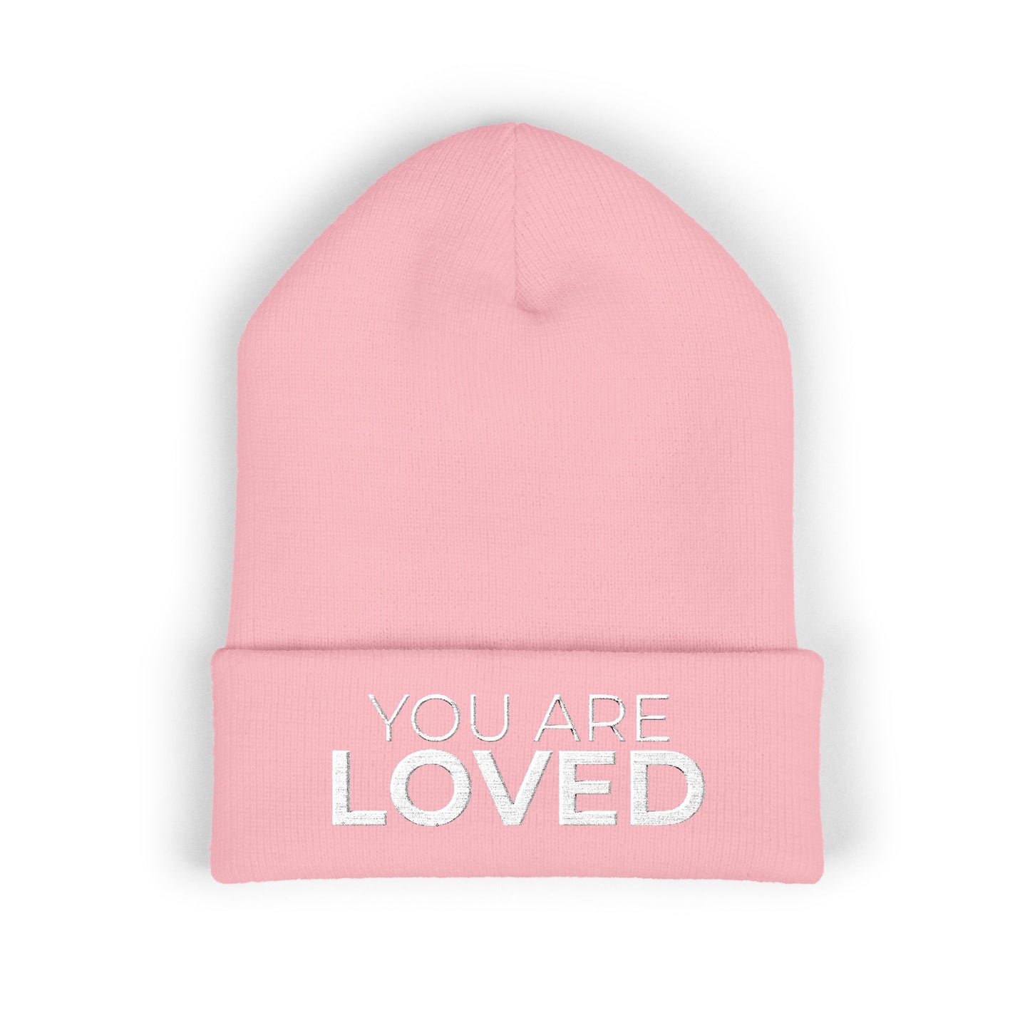 You Are Loved Cuffed Beanie (Embroidery)