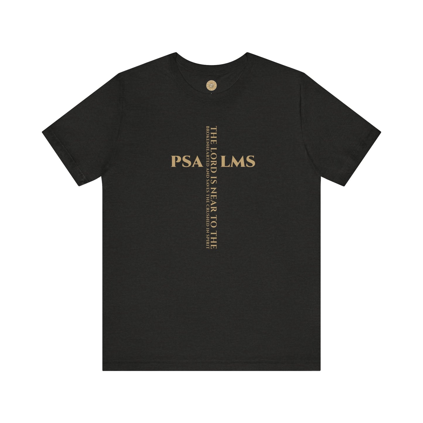 The Lord Is Near — Psalm 34:18 Short Sleeve Tee