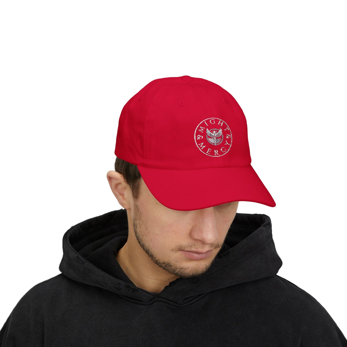 Might & Mercy Embroidered Logo Dad Cap