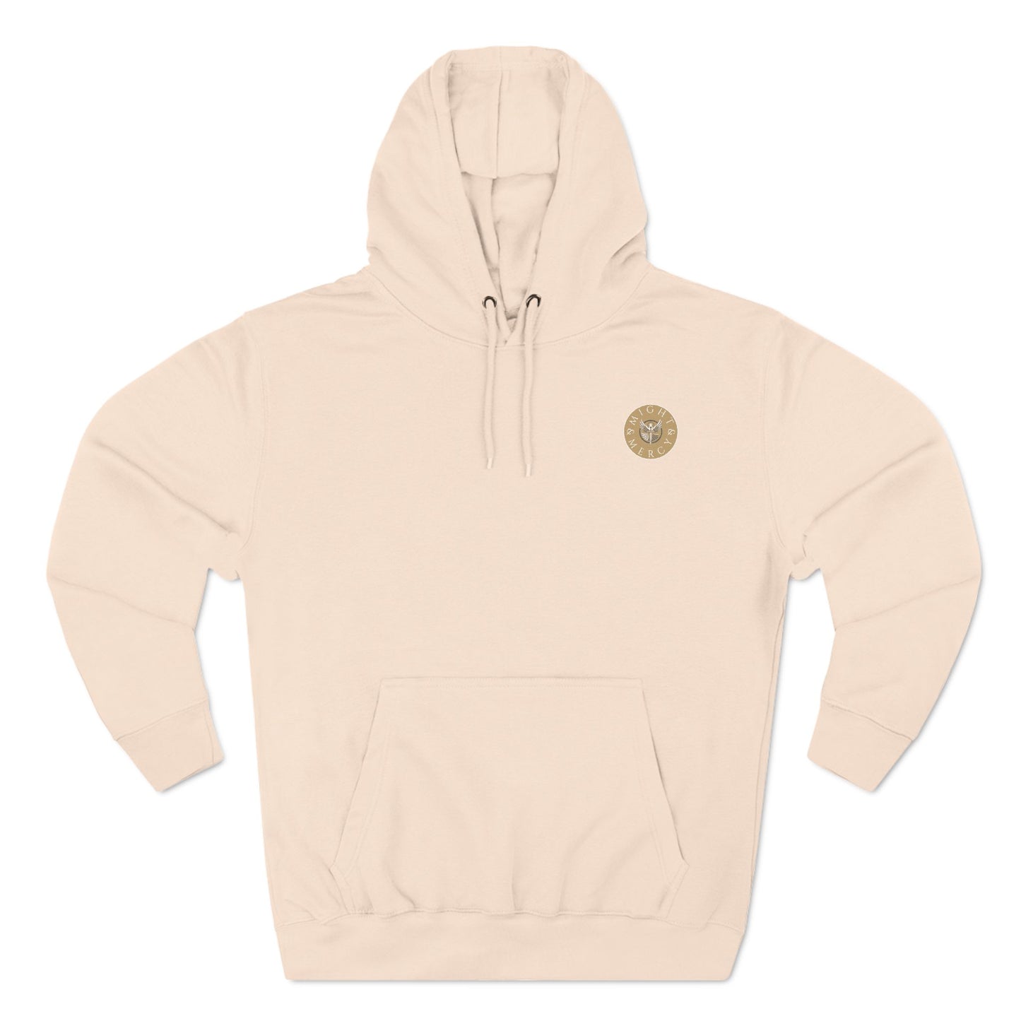 Might & Mercy Small Signature Logo Hoodie