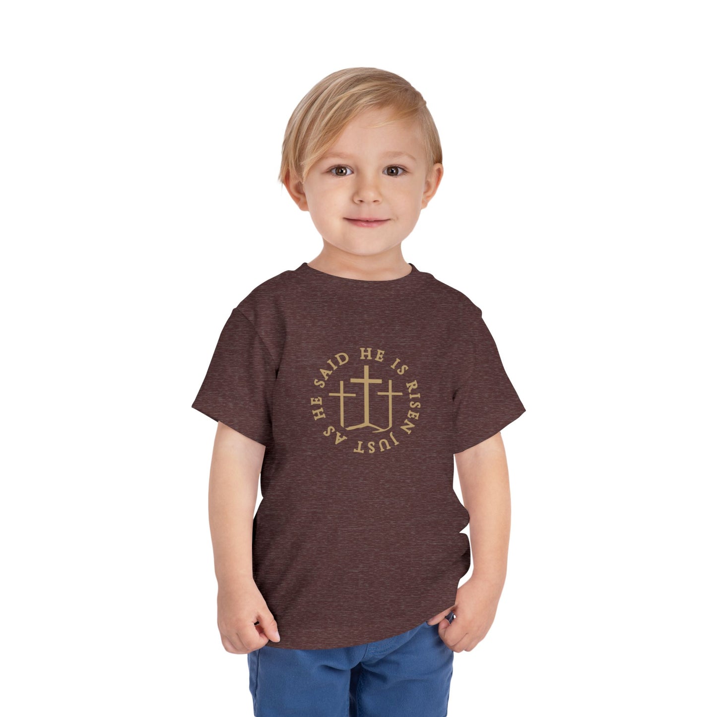 Toddler He Is Risen Tee (Matthew 28:6)