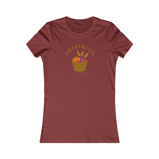 Firstfruits – James 1:18 / 1 Cor 15:20 Women’s Christian Fall Tee