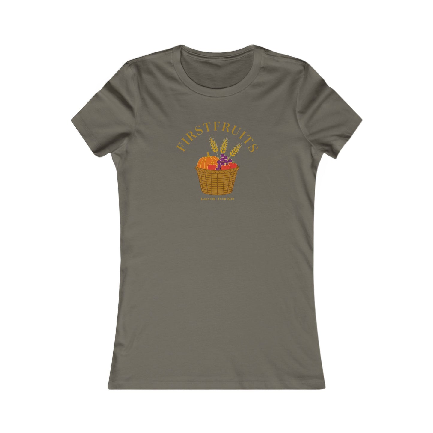 Firstfruits – James 1:18 / 1 Cor 15:20 Women’s Christian Fall Tee