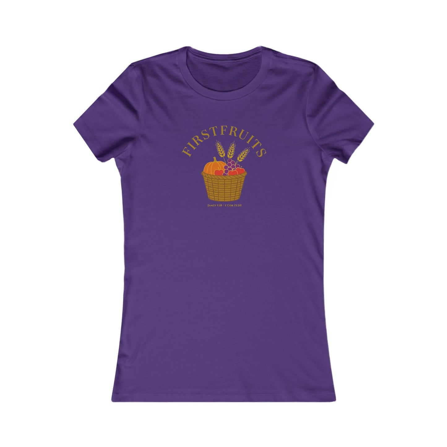 Firstfruits – James 1:18 / 1 Cor 15:20 Women’s Christian Fall Tee