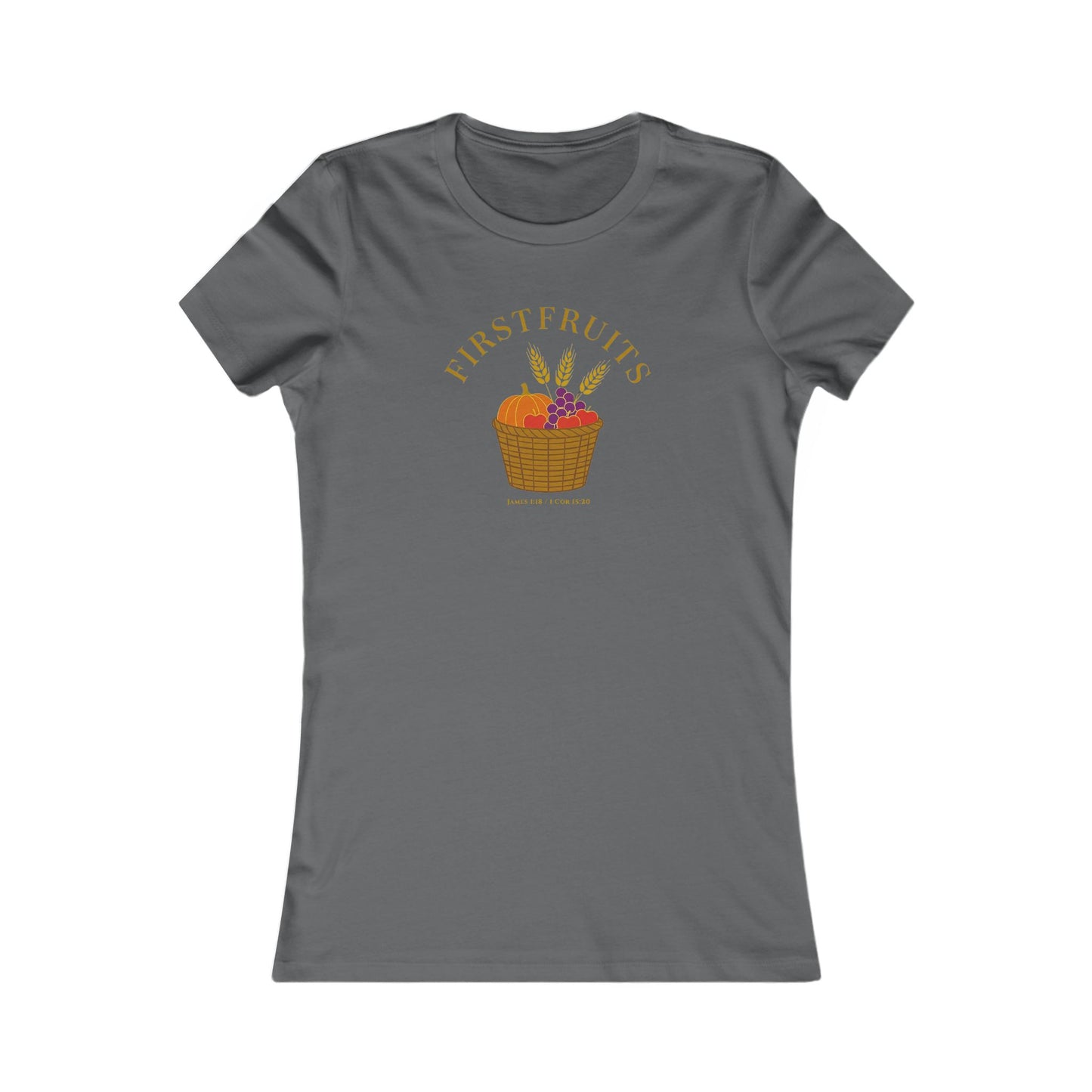 Firstfruits – James 1:18 / 1 Cor 15:20 Women’s Christian Fall Tee