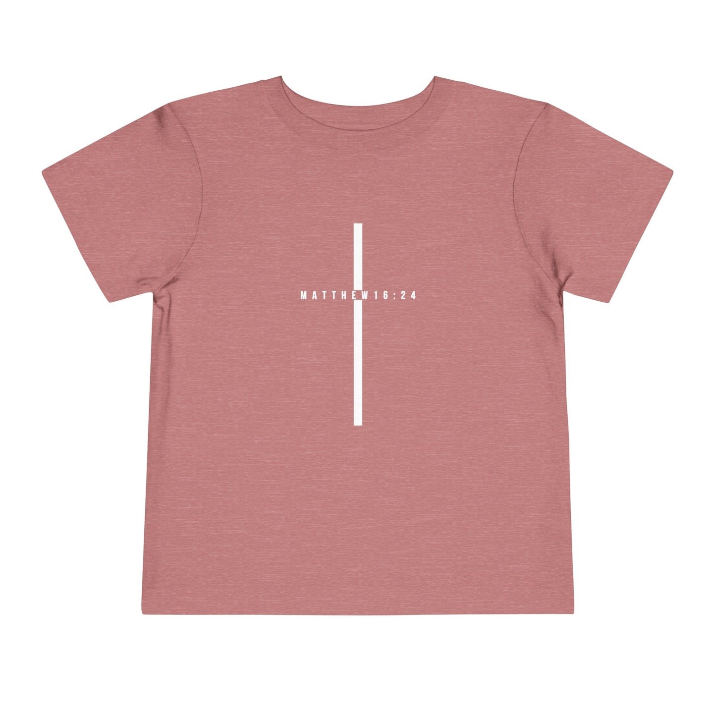 Toddler Take Up Your Cross Tee (Matthew 16:24)