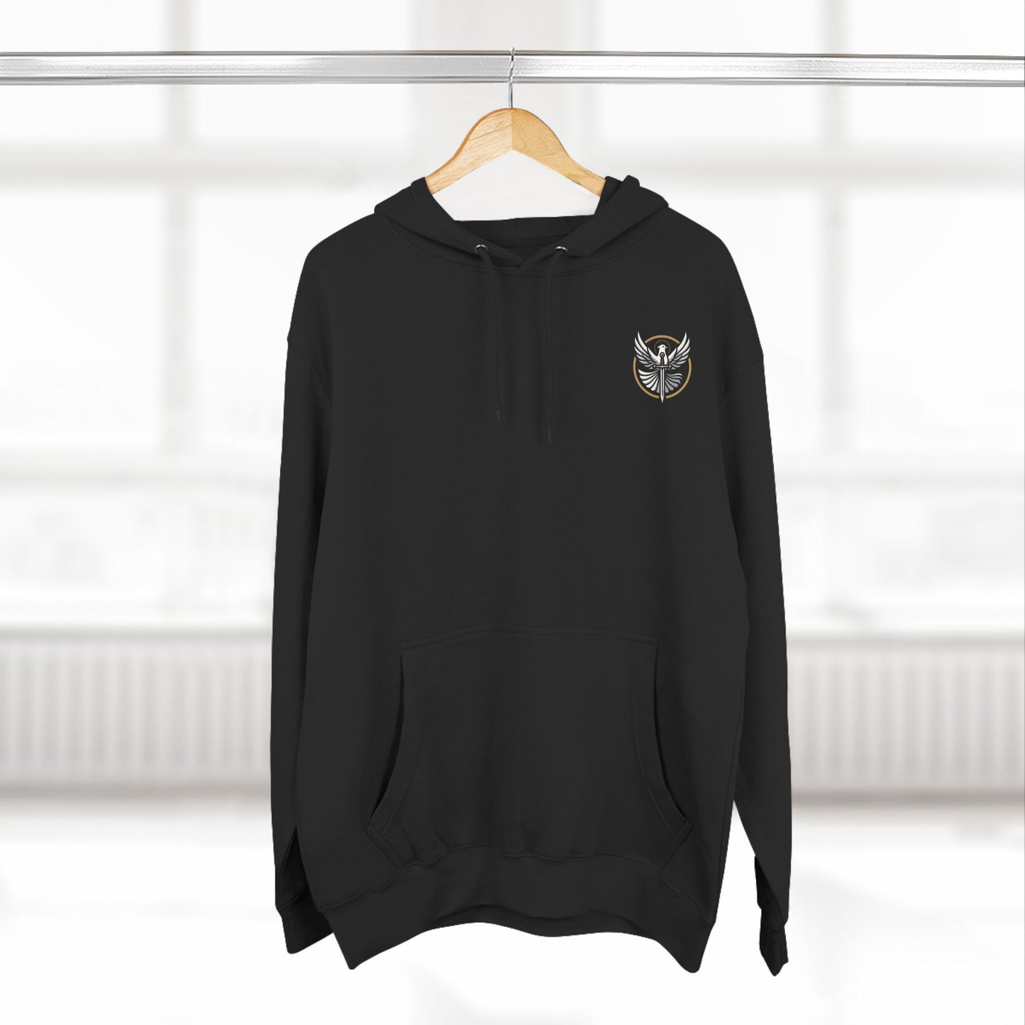 Might & Mercy Small Logo Fleece Hoodie