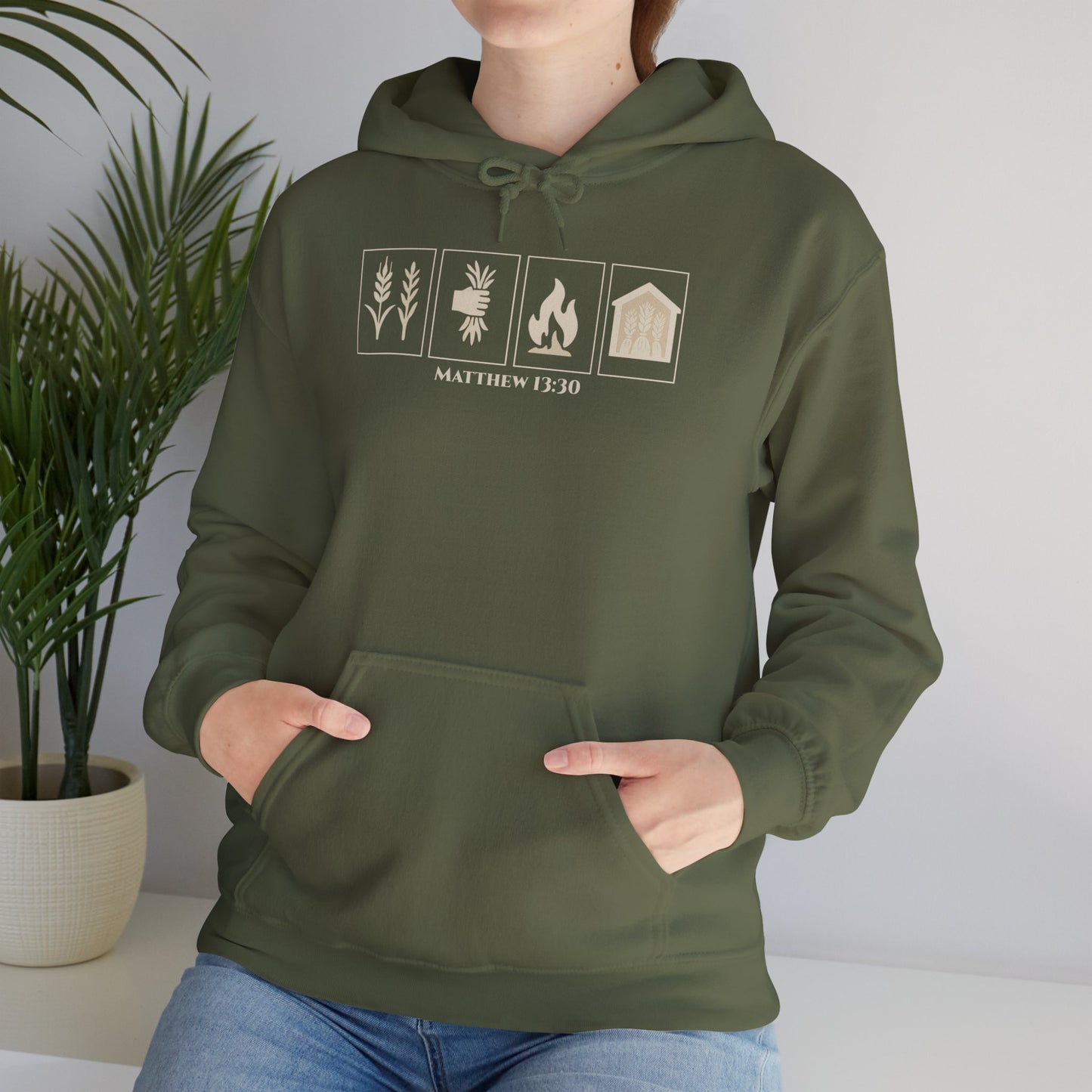 Parable of the Weeds – Matthew 13:30 Christian Hoodie