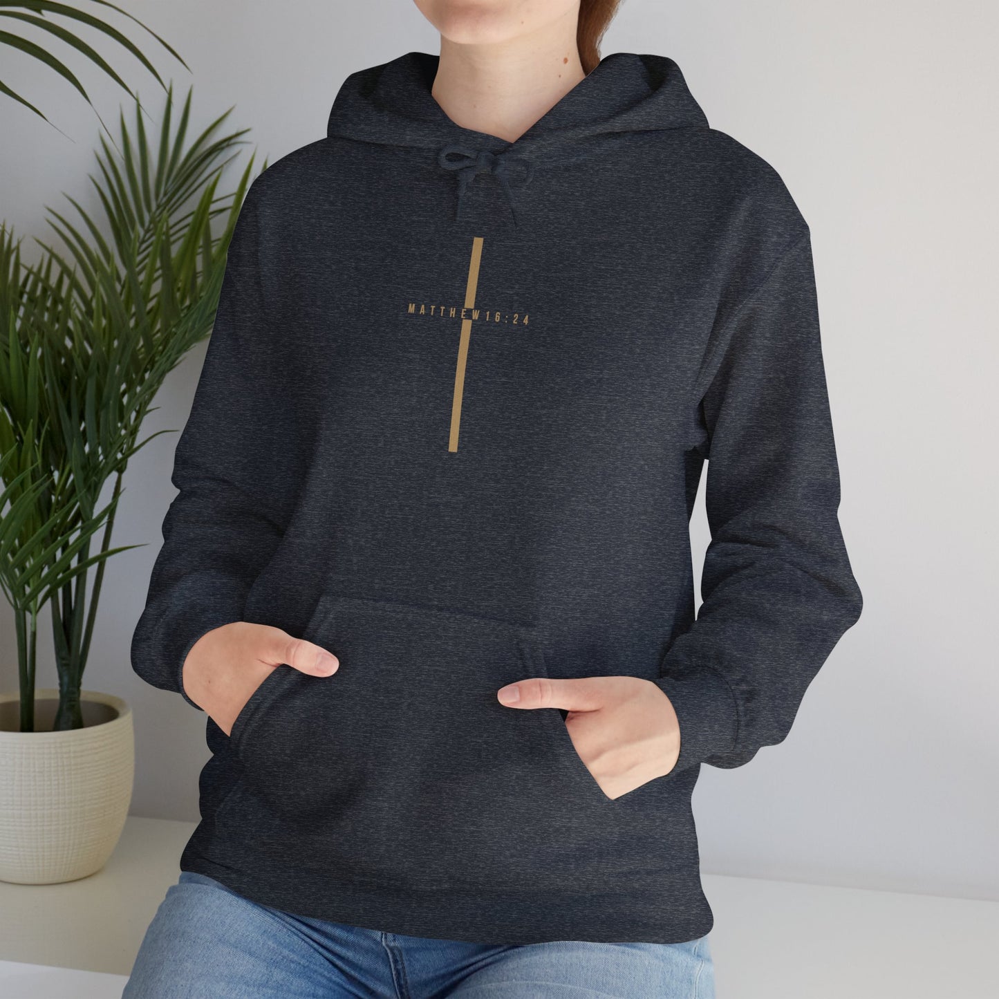 Matthew 16:24 Hooded Sweatshirt