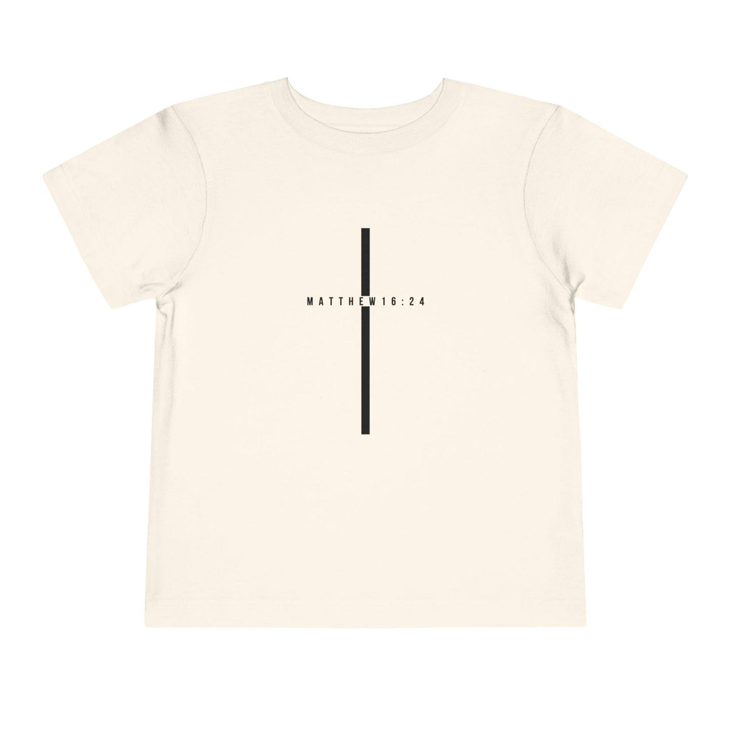 Toddler Take Up Your Cross Tee (Matthew 16:24)