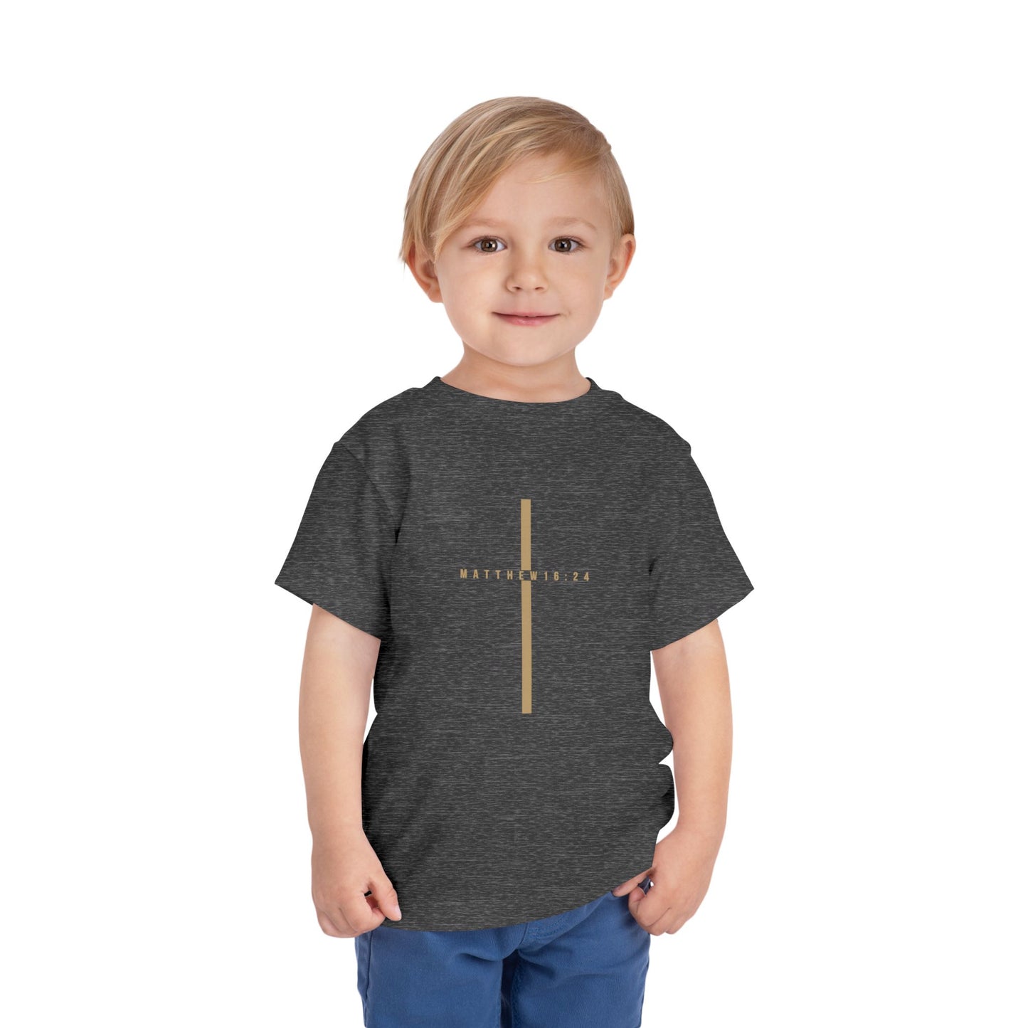 Toddler Take Up Your Cross Tee (Matthew 16:24)