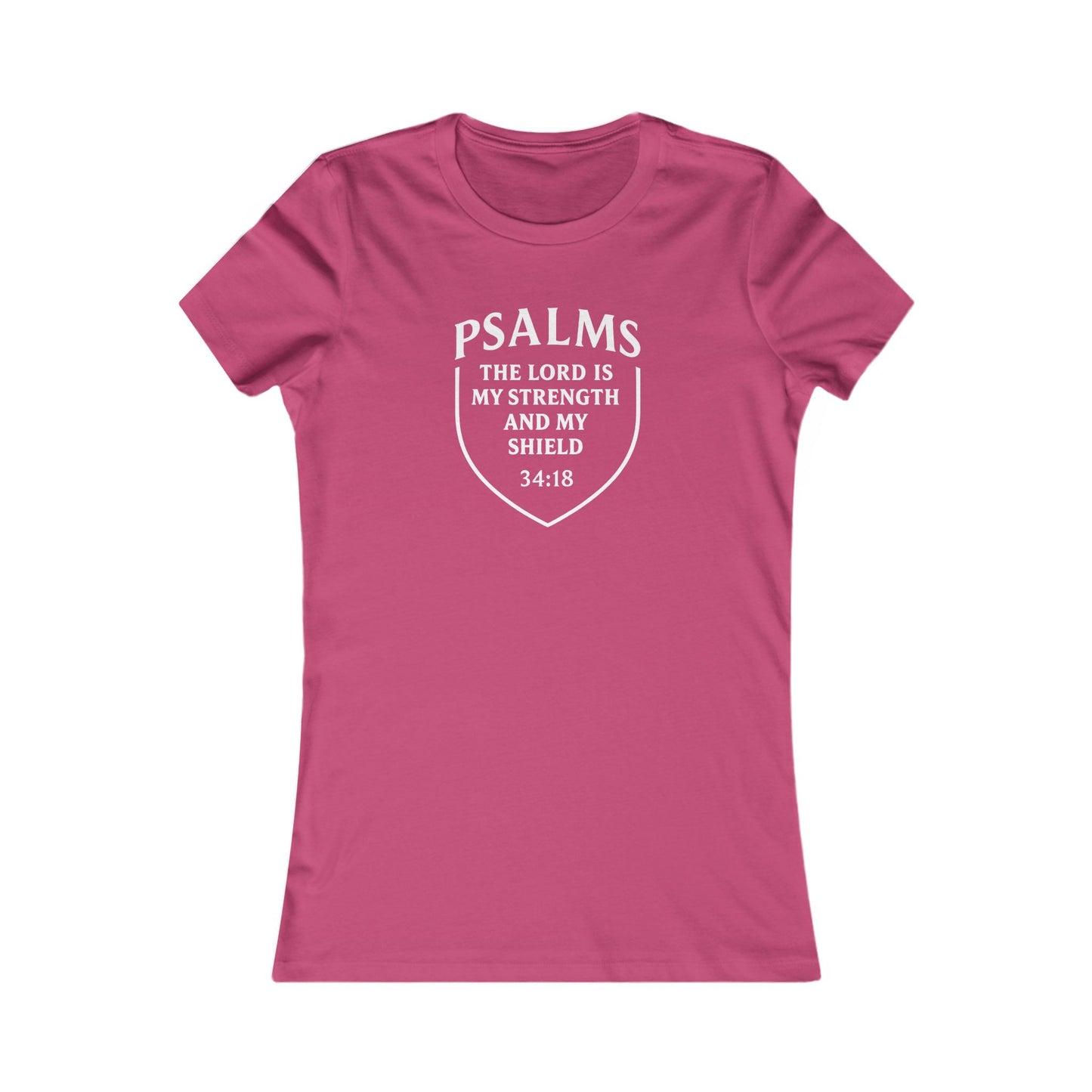 The Lord Is My Strength and Shield — Psalm 28:7 Women's Tee