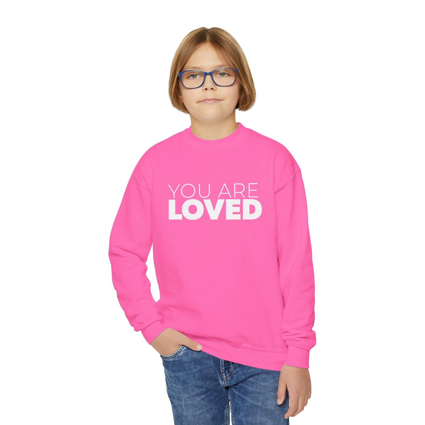 Youth You Are Loved Crewneck Sweatshirt