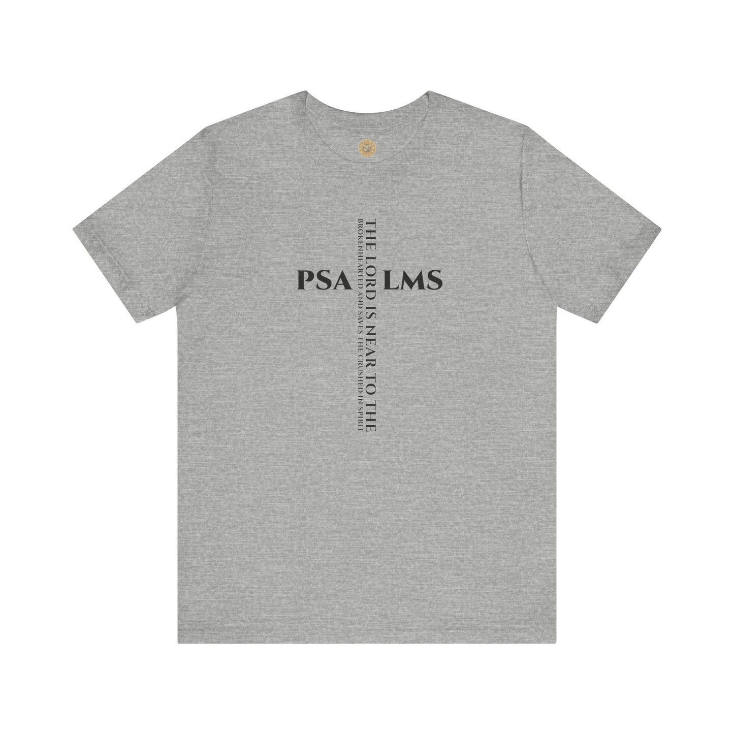 The Lord Is Near — Psalm 34:18 Short Sleeve Tee