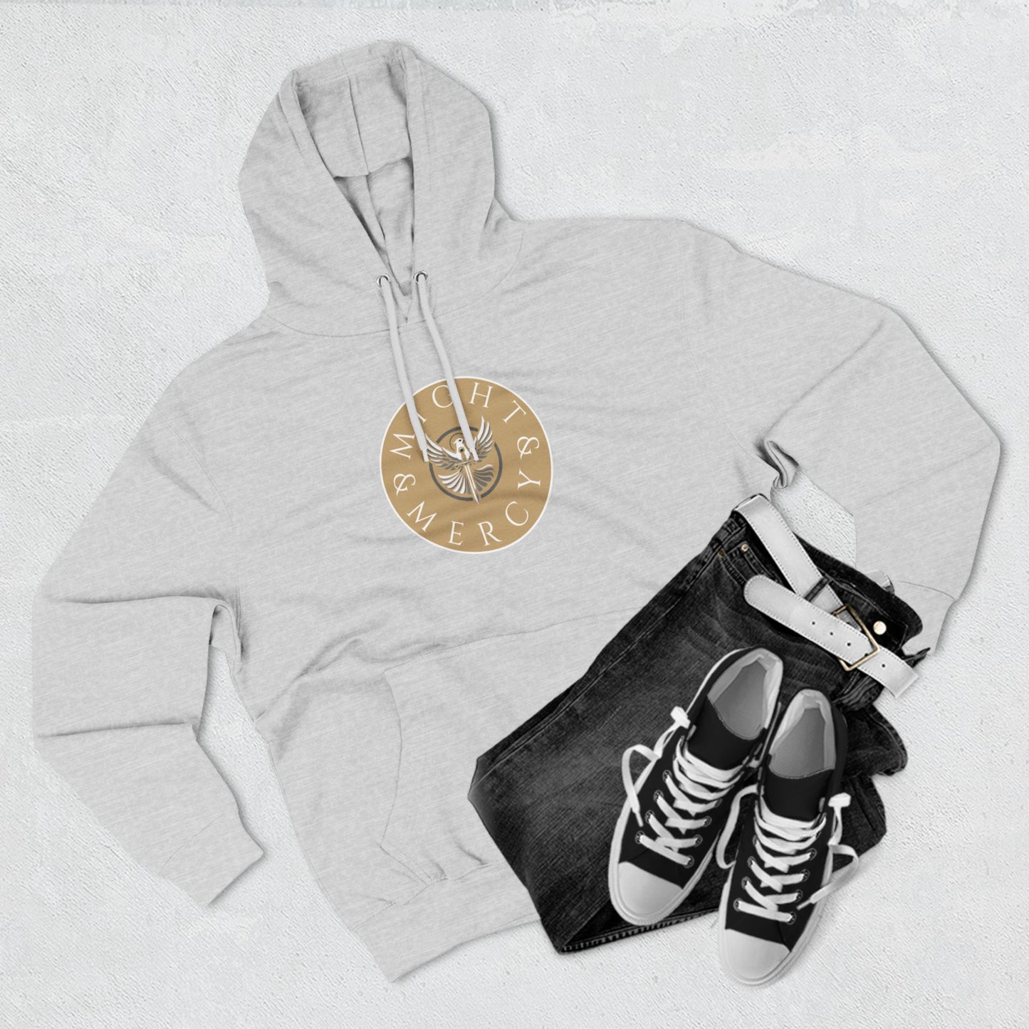 Might & Mercy Signature Logo Hoodie