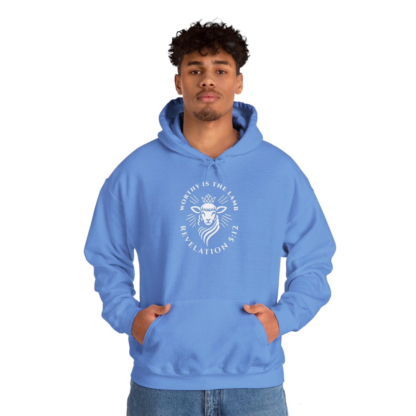 Worthy is the Lamb (Revelation 5:12) Hooded Sweatshirt